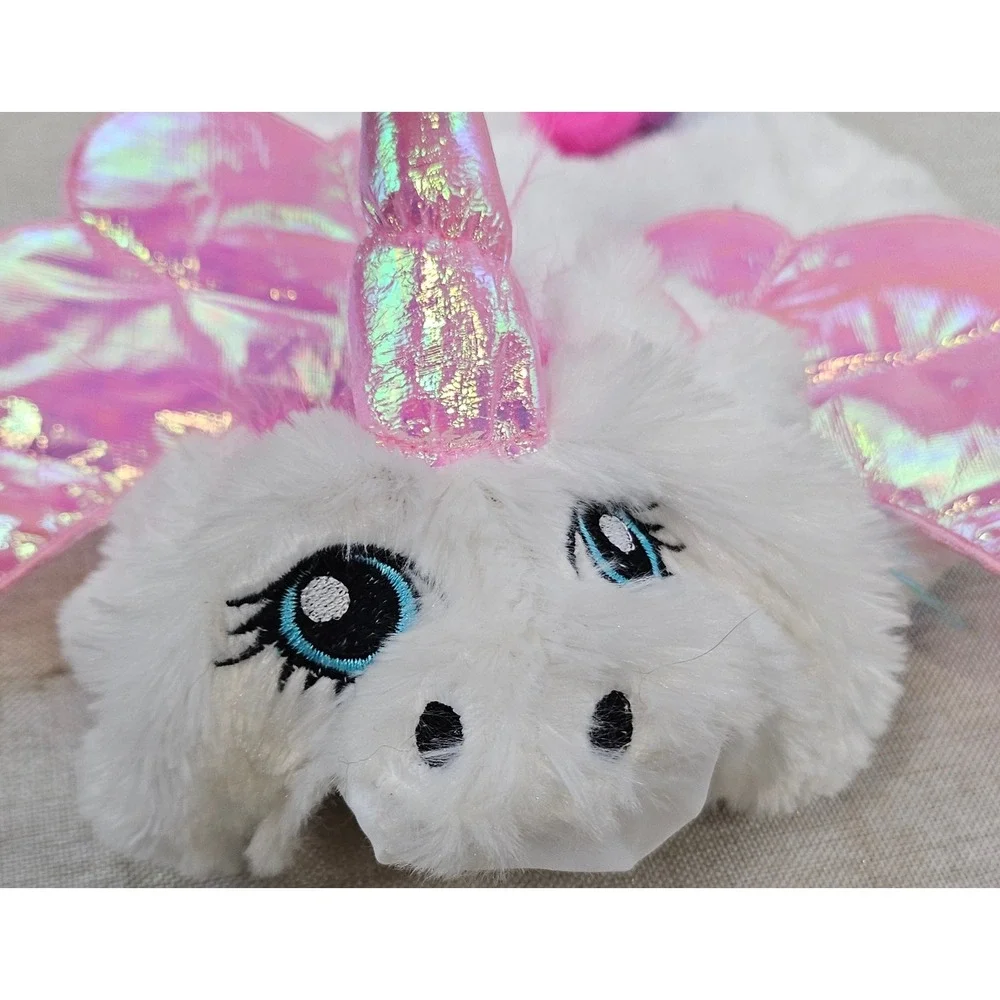 Michaels Unicorn Pet Costume Small White Pink Rainbow Wings Booties Set 550229